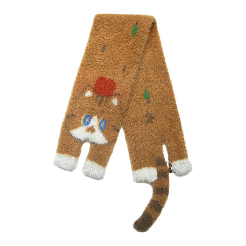 妙吉原创猫咪秋冬可爱围巾