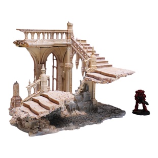 战锤类桌游模型战棋配件古典建筑景观摆件场景建筑模型涂装完成品