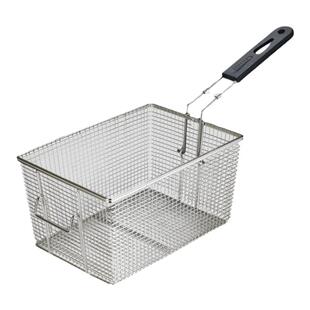 商用81不锈钢方形炸篮滤油筛炸锅网油炸篮子炸筛炸网薯条篮电炸炉