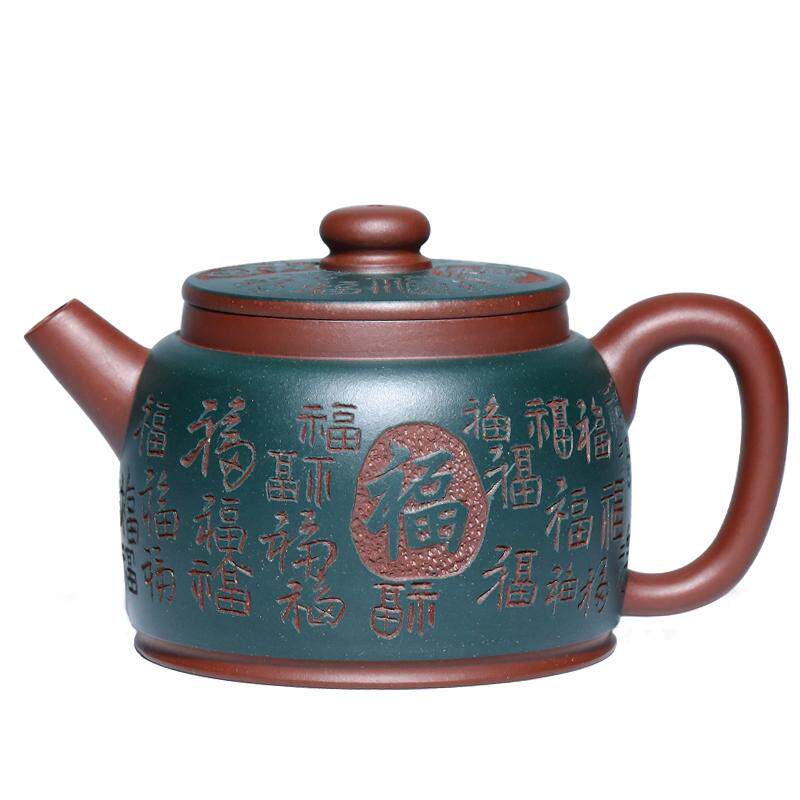 宜兴紫砂壶高档茶具百福德钟壶