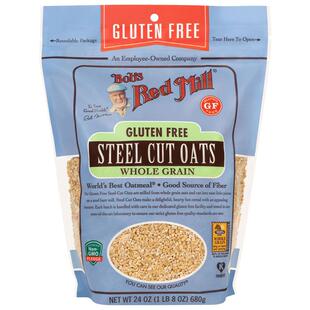 鲍勃红磨坊美国进口无麸质燕麦钢切燕麦粒代餐全谷物营养燕麦米