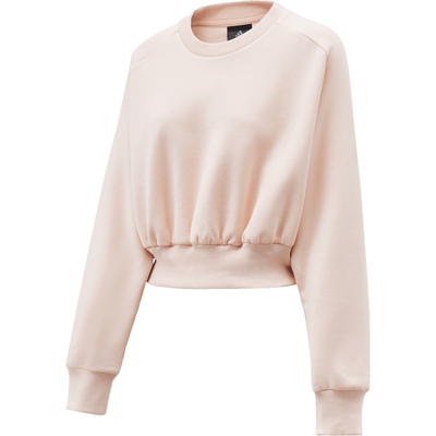 滔搏adidas阿迪达斯女子圆领运动休闲套头衫卫衣KT3124