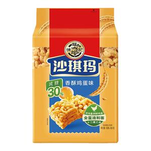 徐福记沙琪玛526g袋大包鸡蛋味营养早餐糕点品下午茶休闲零食小吃