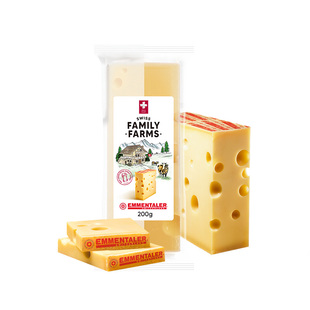 瑞慕瑞士进口埃曼塔AOP天然大孔奶酪高钙芝士原制干酪1块