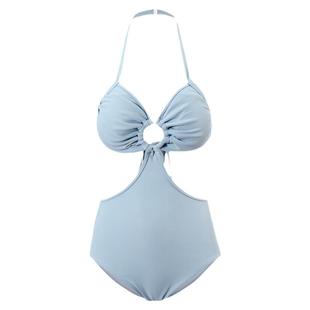 少年齐 原创新款夏季小众高冷范纯欲微性感高级感连体度假女泳衣