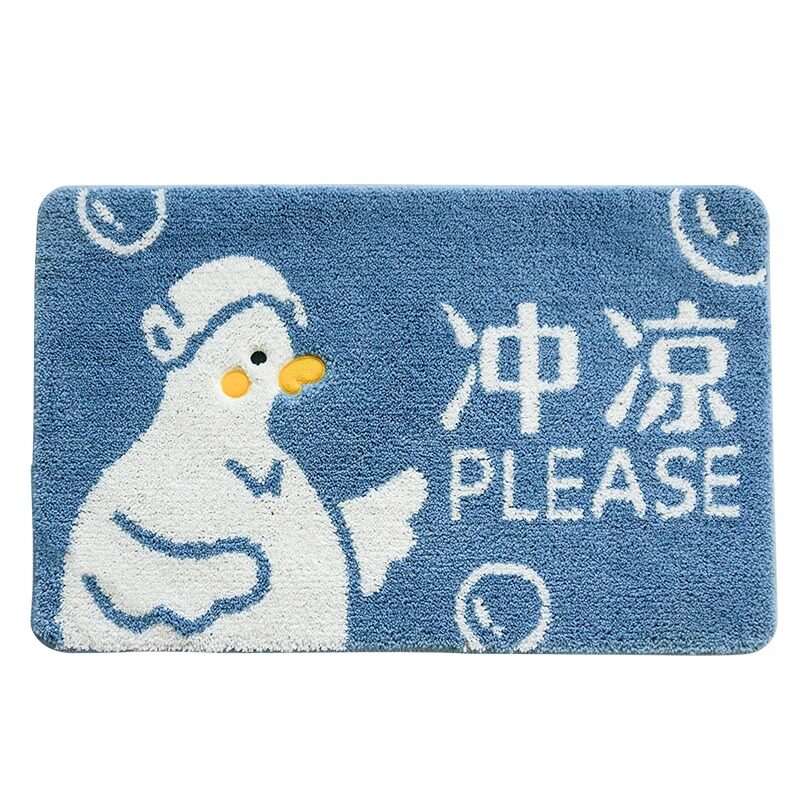 防滑浴室吸水地垫进门脚垫可爱