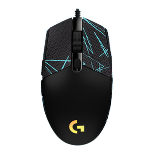 罗技G304鼠标防滑贴专用全套全包G102侧边吸汗贴防防手汗