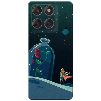 可爱小王子适用摩托罗拉edge60pro手机壳50/40/S30/G86G85G84G75G56G55G54文艺玫瑰花情侣卡通女款耐脏软