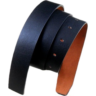 皮带男纯牛皮自动扣皮带条头层真皮无扣无头青年腰带光身无牙裤带