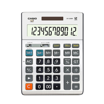 卡西欧金属面板简约商务计算器