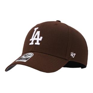 47brand帽子硬顶大标LA防晒复古男女NY棒球帽显脸小遮阳鸭舌帽潮