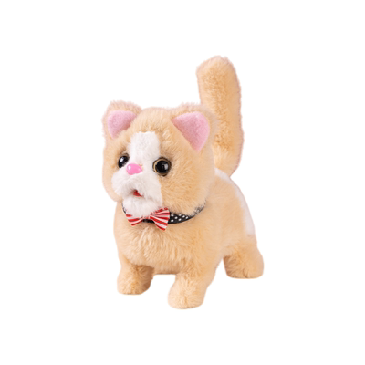 仿真电动走路发声猫玩具1-3岁