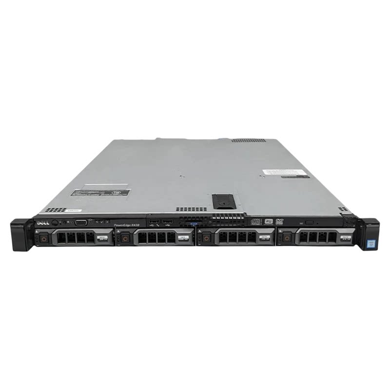 戴尔R430 1U二手服务器主机静音小型家用ERP数据存储集群虚拟机