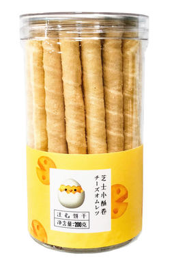 三种口味注心蛋卷零食年货200g