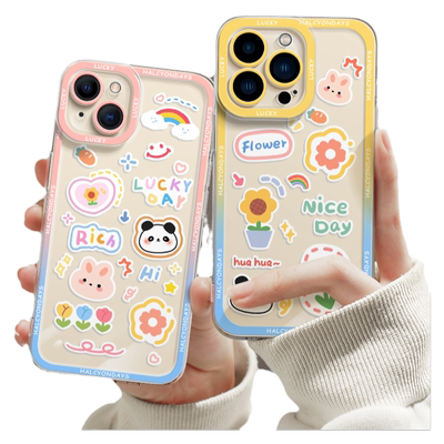 vivox90可爱卡通透明软壳