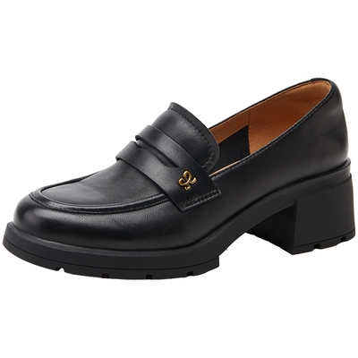 百田森通勤百搭乐福鞋女