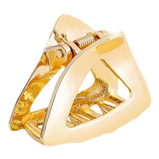 85度灰小三角金属发夹女高马尾抓夹后脑勺盘发夹子高级感网红发饰