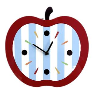 苹果新款创意时钟家用装饰挂墙钟表网红桌面摆件座钟静音简约挂钟