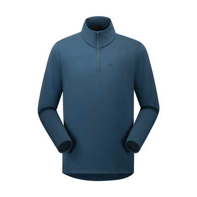 VAUDE巍德长袖立领抓绒羊毛衣男