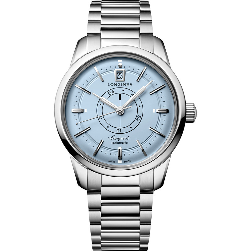 【新品】Longines浪琴经典复刻康卡斯男士瑞士机械腕表动力储存