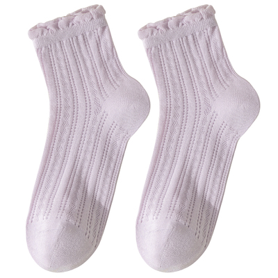 袜子女长袜网眼透气中筒袜夏薄款