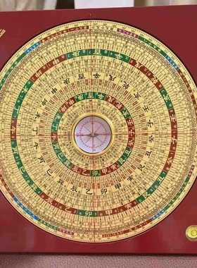 新疆包邮万福堂新款8寸纯铜罗盘三合三元综合高精度专业初学者罗