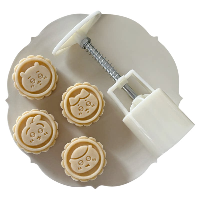 50g吉伊卡哇绿豆糕流心月饼模具