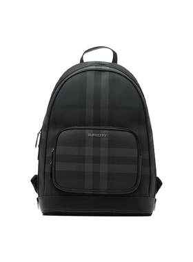 【自营】BURBERRY/博柏利新品男士经典格纹双肩包背包休闲旅行包