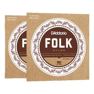 达达里奥跨界民谣古典尼龙弦专用琴弦球形球头尼龙弦线6根套装