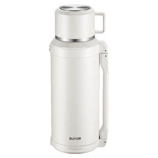 苏泊尔72小时长效保温水壶大容量不锈钢热水瓶户外便携车载保温杯