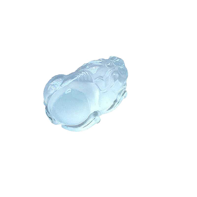 缅甸翡翠玉石冰透精雕貔貅吊坠