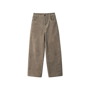 XUZI YU.小个子定制冬加厚灯芯绒直筒百搭显瘦休闲裤女771-K6654