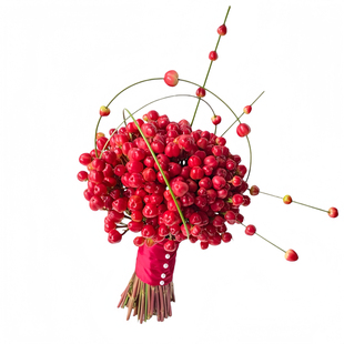 红豆鲜花云南基地直发新郎求婚领证结婚相思豆手捧花半成品胸花