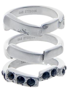 冷淡风三件套叠戴套装潮男女戒指