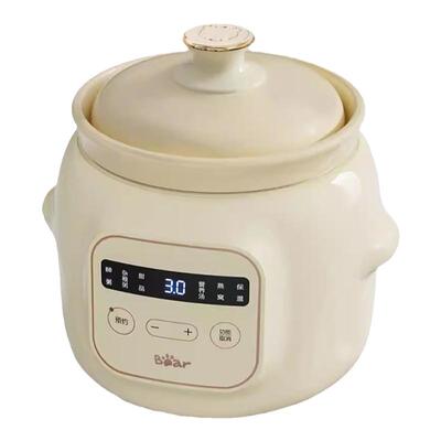 小熊电热锅便携式轻食锅煮粥神器