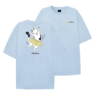 特价韩国meditation新品羽毛球服短袖男女同款运动速干休闲T恤