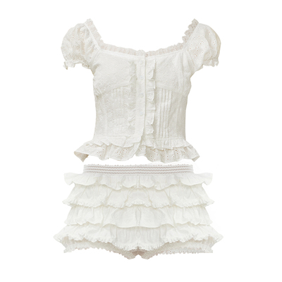 海盐淡奶油多层蛋糕裙裤