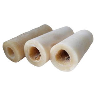 天然牦牛骨腿骨圆柱两通 手工打磨抛光原材料 骨雕工艺品DIY