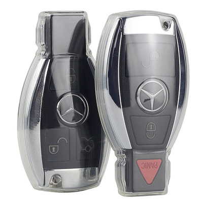 标车族奔驰车钥匙套简约透明全包
