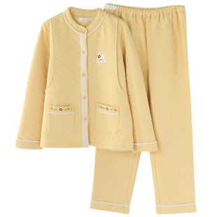 富朵秋冬月子服空气棉孕产妇睡衣产后加厚保暖喂奶衣春待产家居服