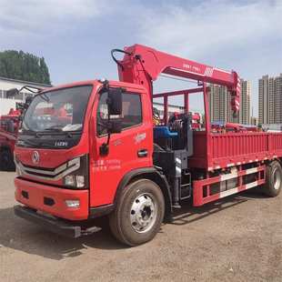 外贸6.3吨随车吊国六重汽底盘起重机绿化园林养护伸缩臂吊机重型