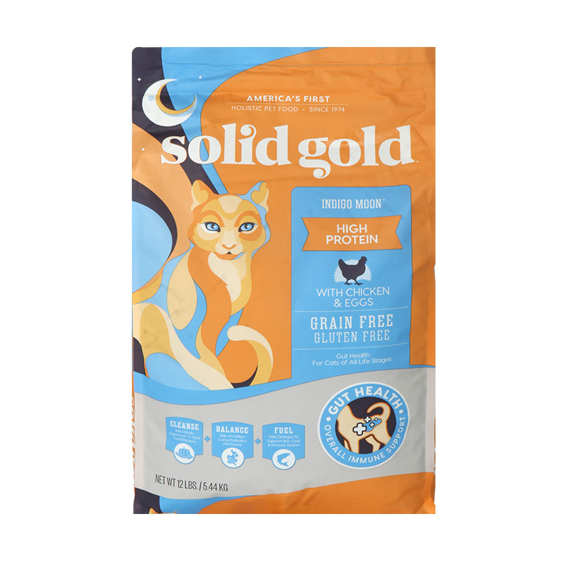 【官方授权店】solidgold素力高猫粮鲜金素鸡12磅高蛋白鸡鱼猫粮
