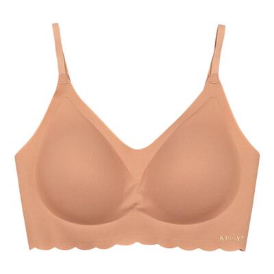 kissy如吻ruwen内衣纯色文胸