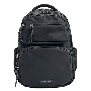 电玩汽水大容量双肩包男高中大学生电脑书包女通勤旅行工装风背包