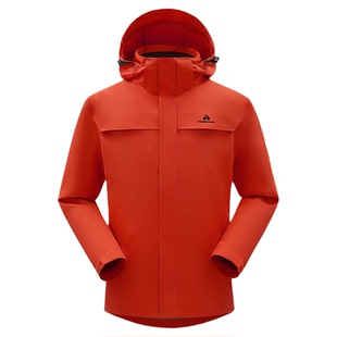 新色上新【朱雀抓绒冲锋衣】拓路者户外三合一男女防风登山服外套