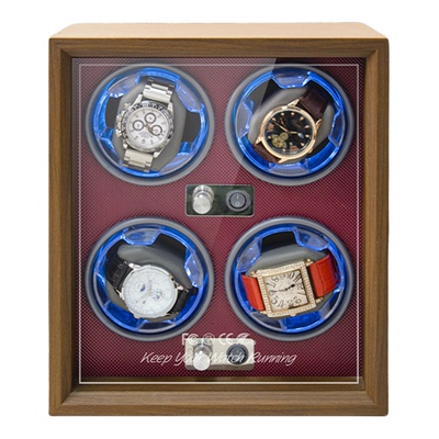 弘艺堂摇表器机械表家用立式木纹