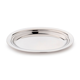 新款不锈钢鱼盘 家用鱼盘子蒸鱼盘菜盘创意椭圆形碟子加厚大号