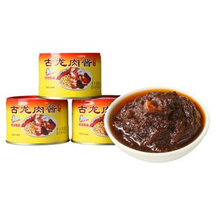 古龙食品肉酱罐头下饭菜意面酱拌粉拌面酱拌饭厦门特产熟食180g*6
