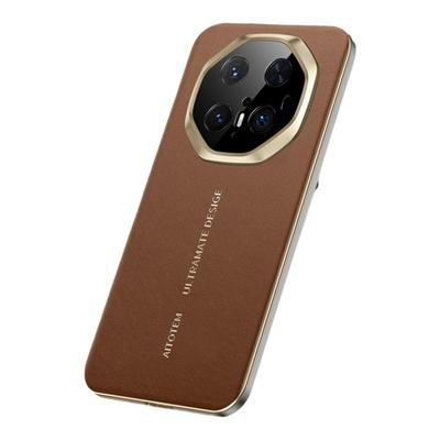 适用mate70外壳真皮纳帕纹秒变XT