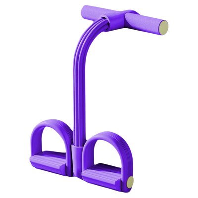 脚蹬拉力器瘦肚子神器仰卧起坐辅助器女健身器材家用小燕飞拉伸绳